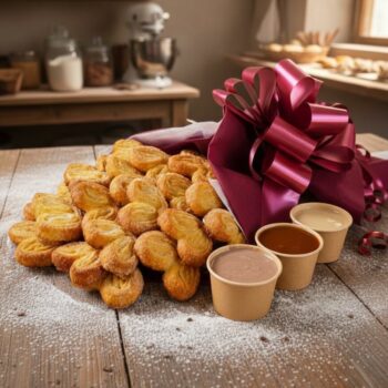 Ramo de palmeras con salsas variadas