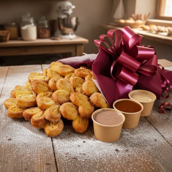 Ramo de palmeras con salsas variadas