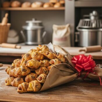 Ramo de croissants salados