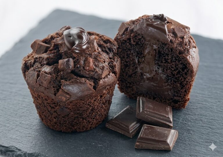 Muffin triple chocolate