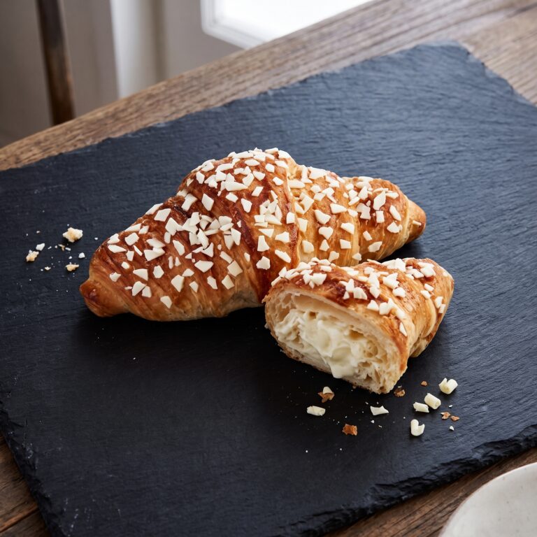 Croissant bombón chocolate blanco